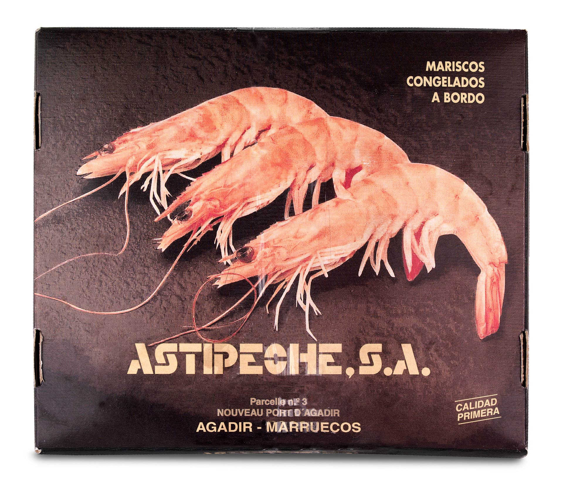 Carabineiro 10/12 Congelado Marrocos Cx IQF