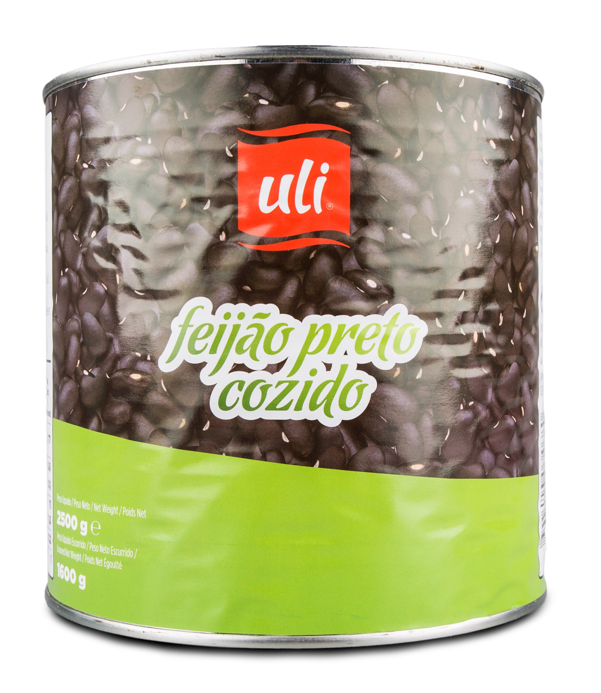 Feijão Preto Cozido Uli 6x2,5 kg Feijão Preto Cozido Uli 6x2,5 kg