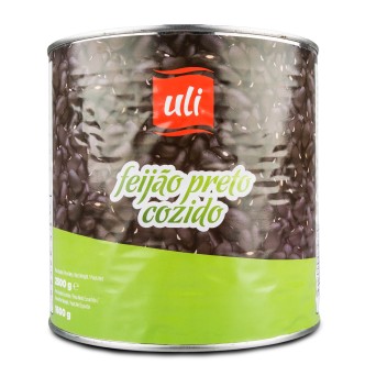 Feijo Preto Cozido Uli 6x2,5 kg