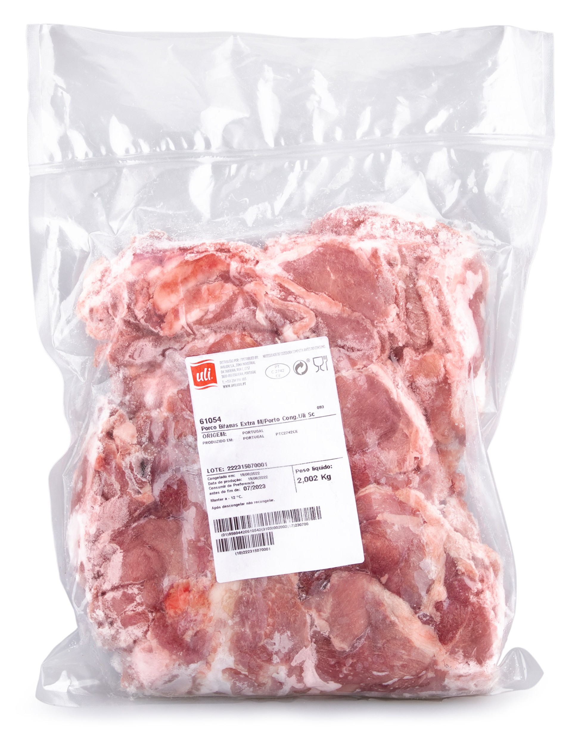 Porco Bifanas Extra Moda do Porto Congeladas Uli Saco