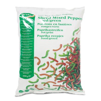 Pimentos Mix Fatias Congelados Ardo 4x2,5 kg
