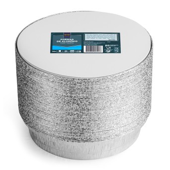 Forma Alumnio c/ Tampa 950 ml METRO Profissional Emb. 50 Un