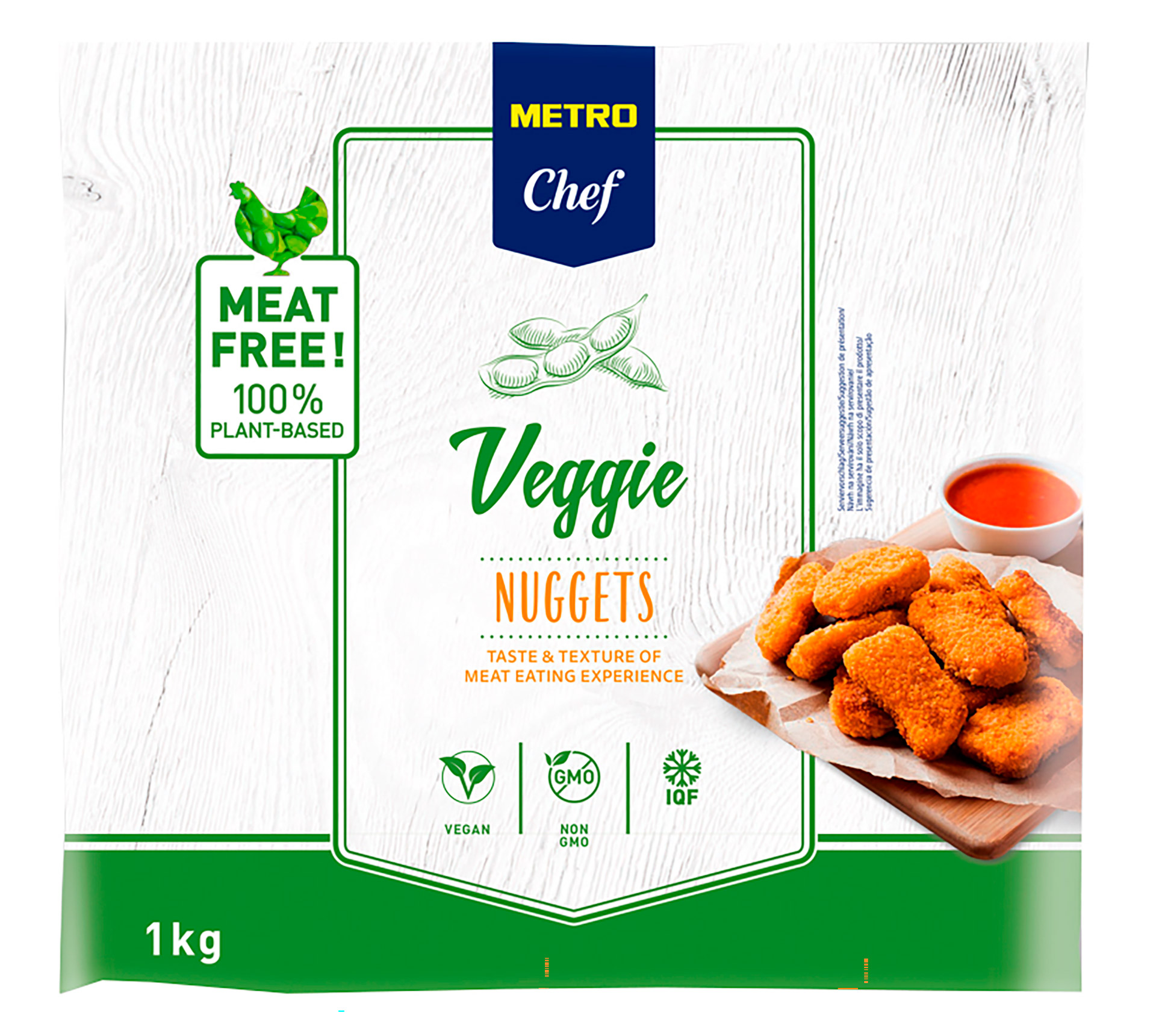 Nuggets Veggie Congelados METRO Chef 1 kg
