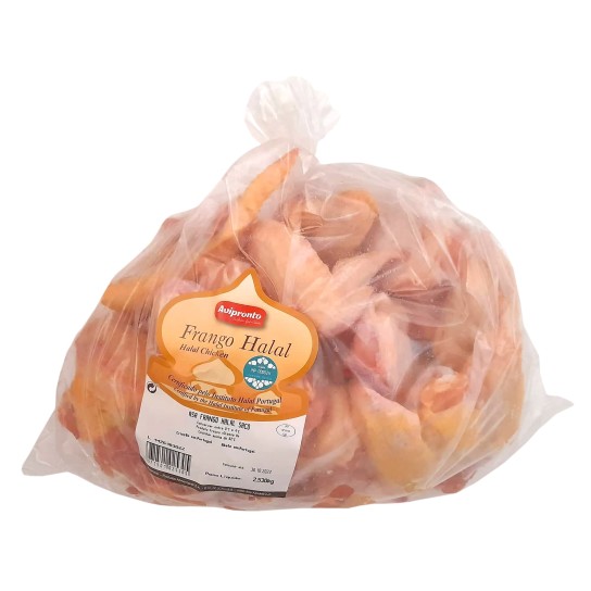 Frango Asa Halal Fresca Saco +/- 2,5 kg
