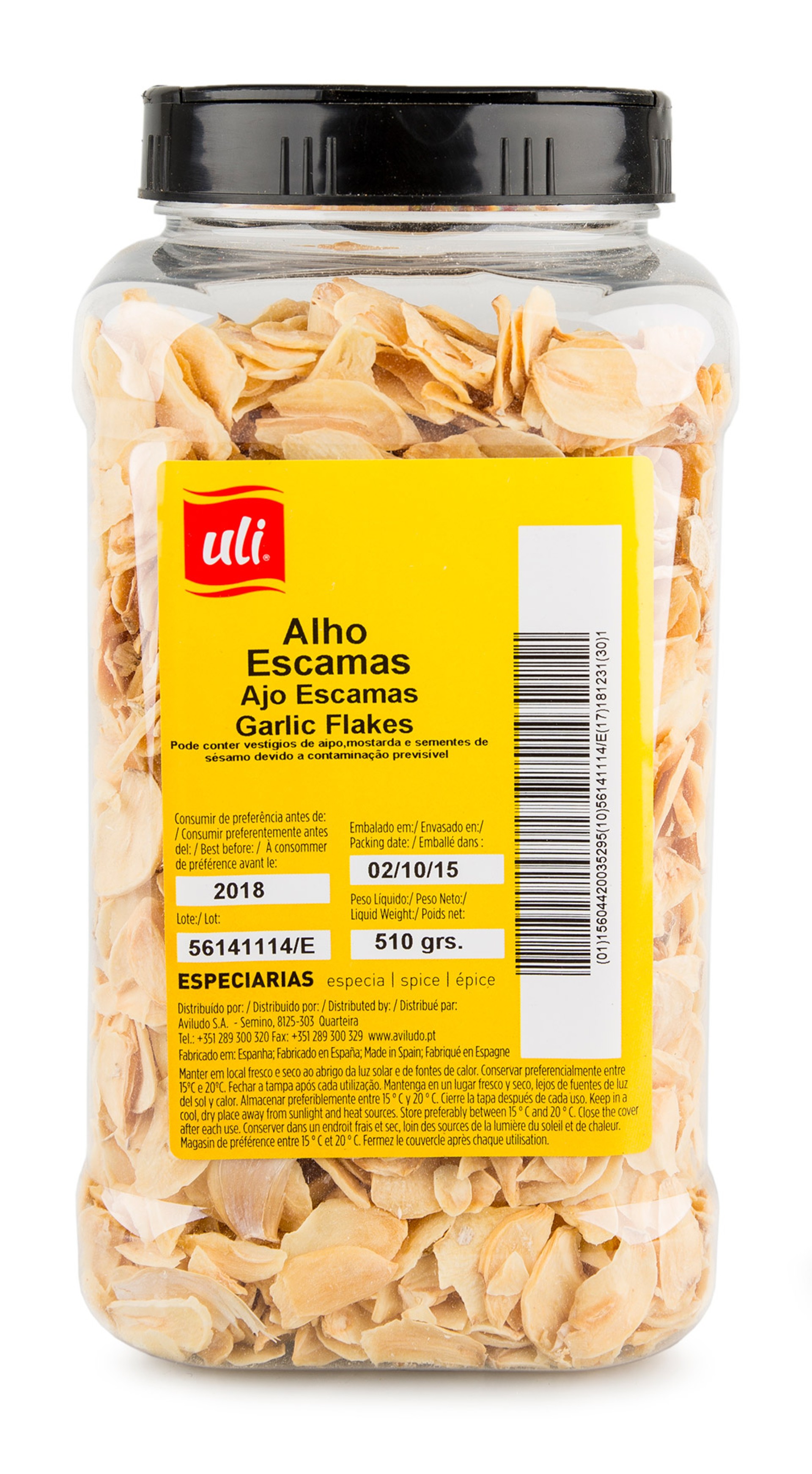 Alho Escamas Uli Pet 510 g Alho Escamas Uli Pet 510 g