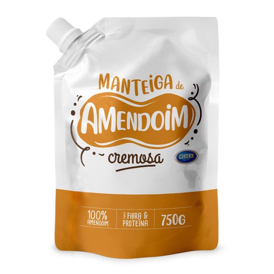 Manteiga Amendoim Cremosa Cister 8x750 g