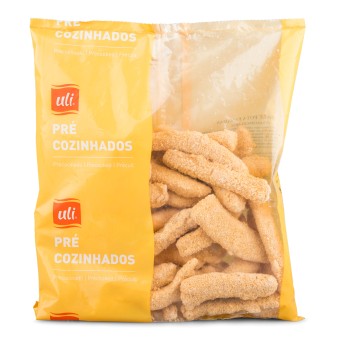 Pota Tiras Panadas Congeladas Uli 8x500 g