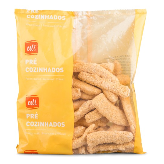 Pota Tiras Panadas Congeladas Uli 8x500 g