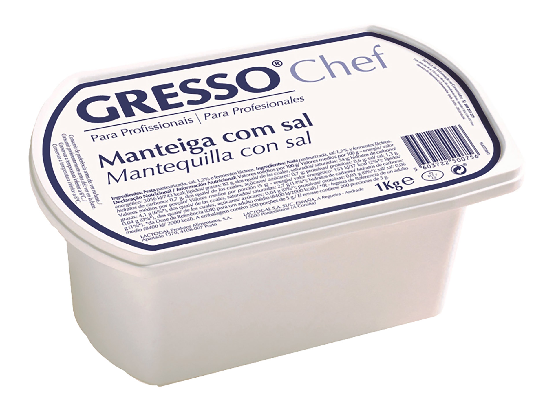 Manteiga c/ Sal Gresso Chef 6x1 g
