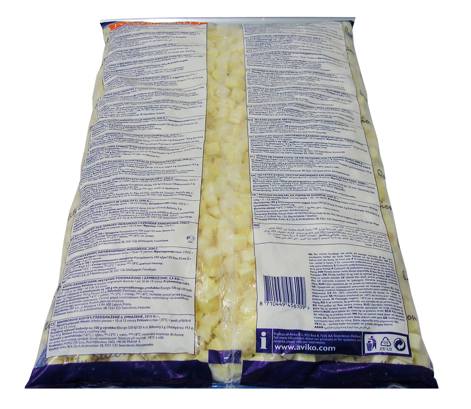 Batata Rissolees Congelada Aviko 4x2,5 kg