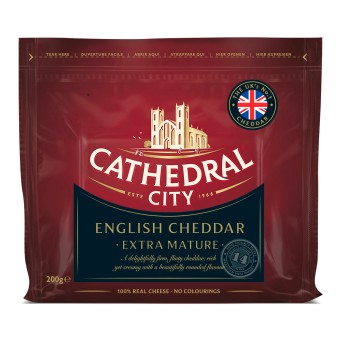 Queijo Cheddar White Extra Mature Catch City 12x200 g