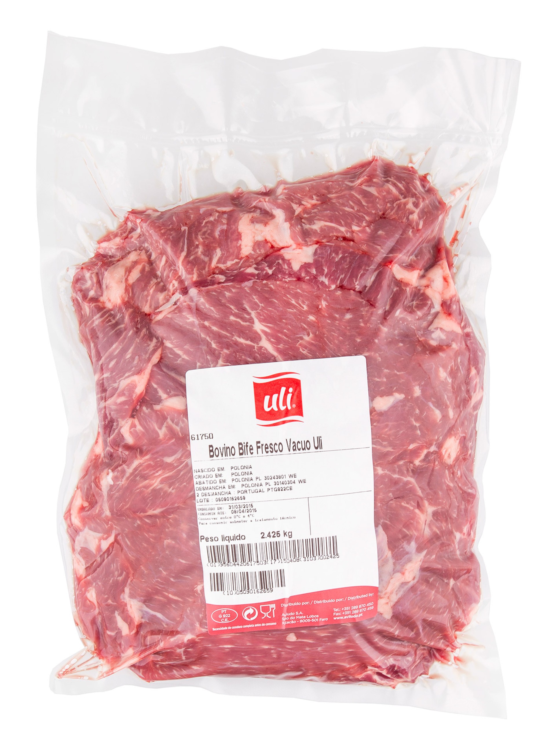 Bovino Bife Fresco Uli V�cuo