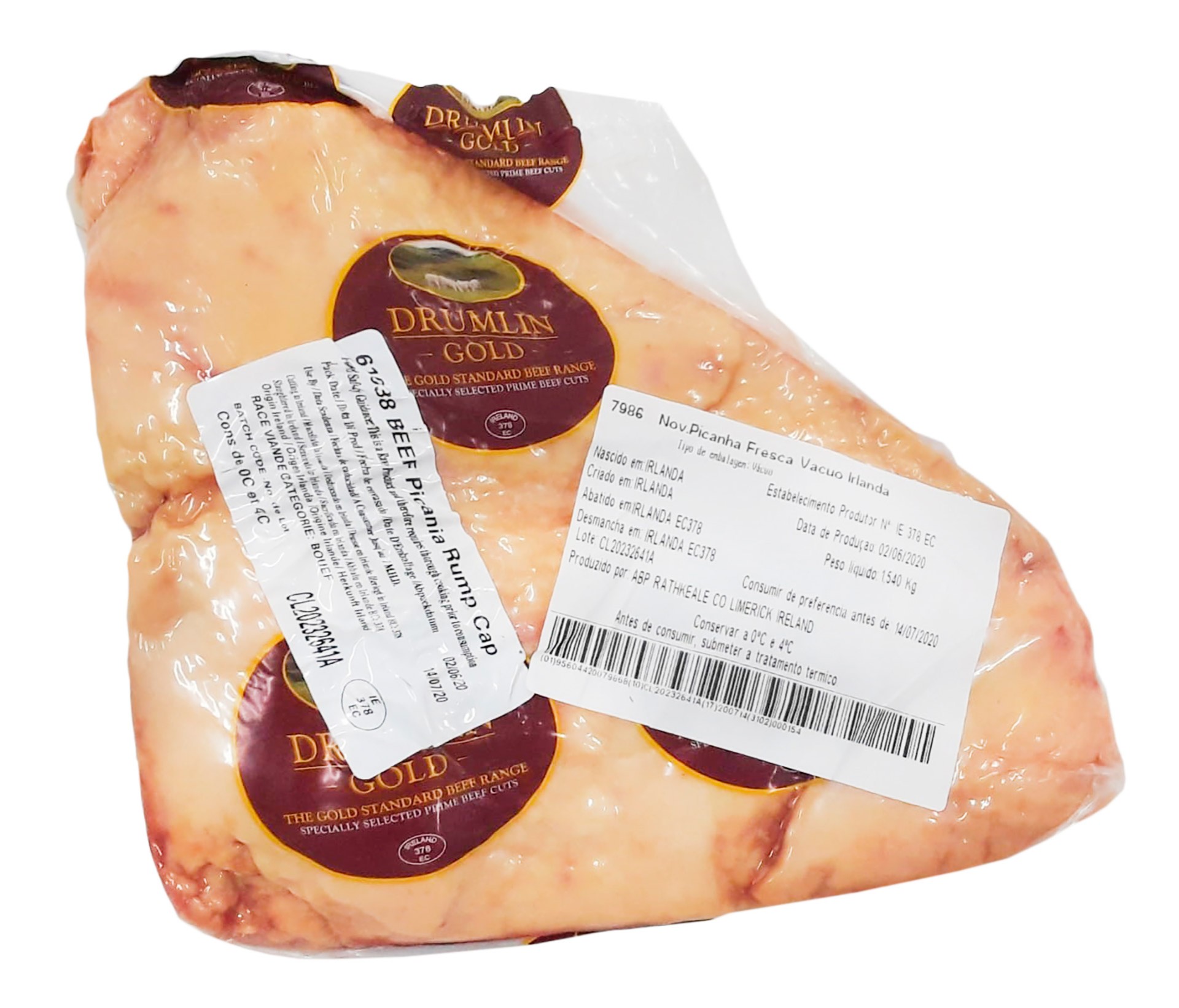 Novilho Picanha Fresca Irlanda Vácuo Novilho Picanha Fresca Irlanda Vácuo