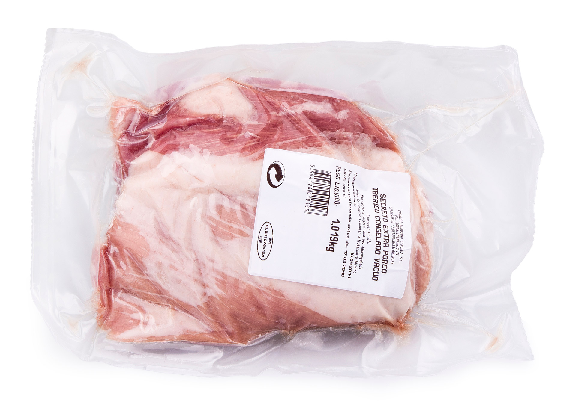 Porco Secreto Extra Ib�rico Congelado V�cuo