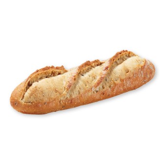 Meia Baguette Cereais Congelada Bridor 50x140 g