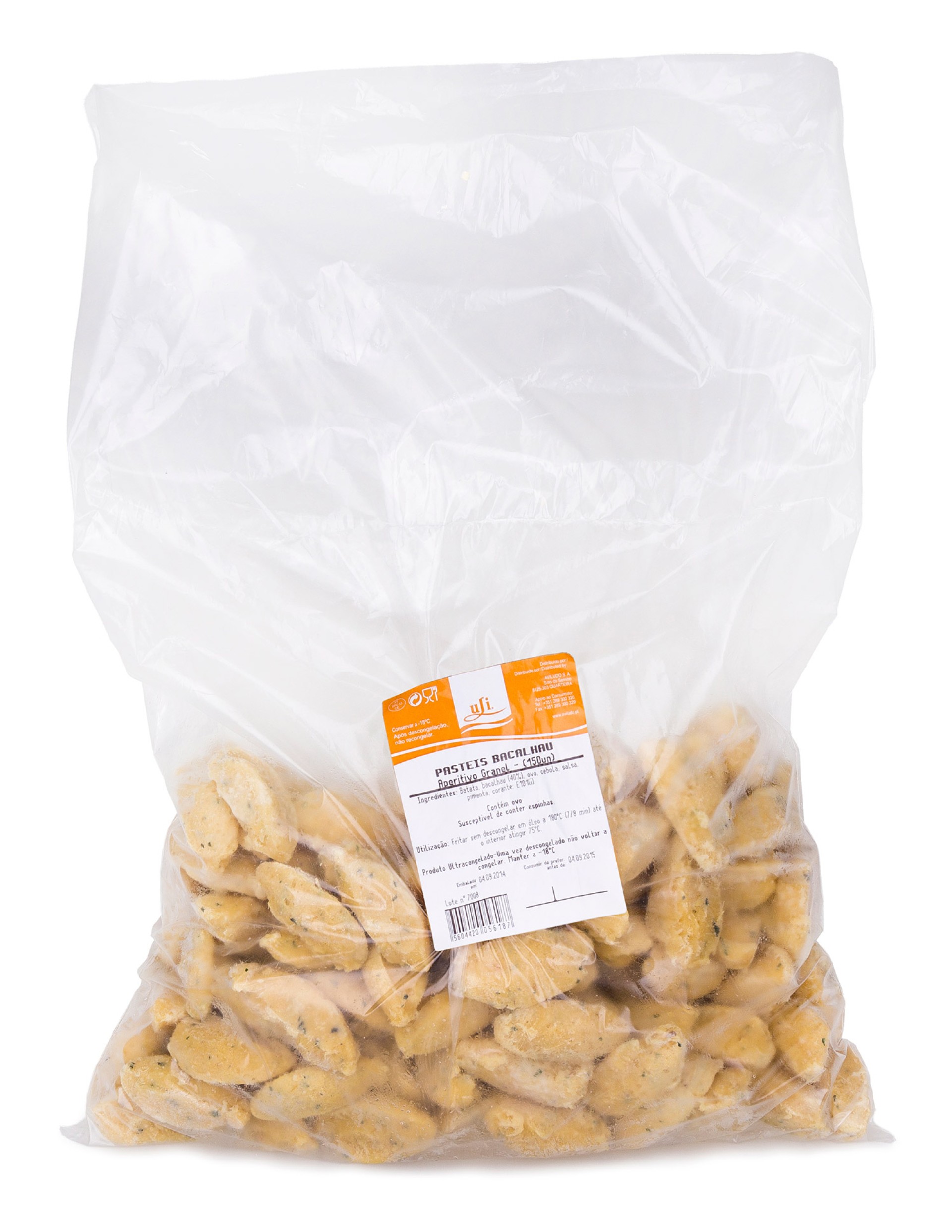 Pastéis Bacalhau Mini Congelados Uli Cx 150 Un Pastéis Bacalhau Mini Congelados Uli Cx 150 Un