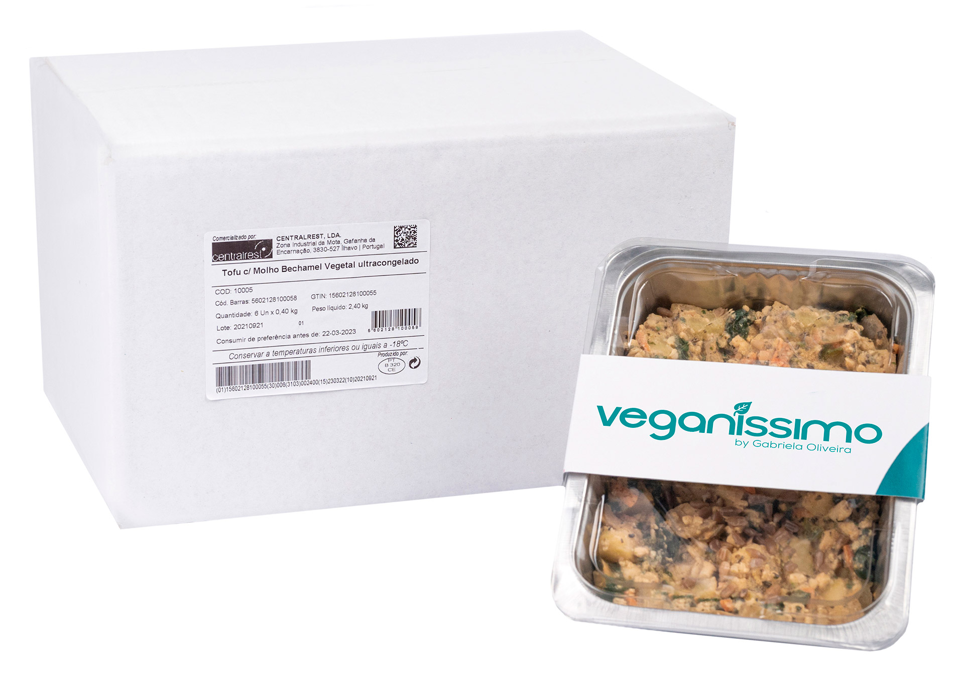 Tofu c/ Natas Vegan Congelado 6x400 g