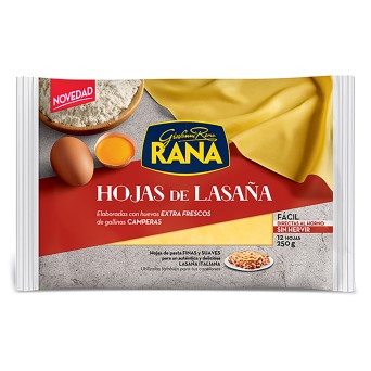 Massa Folhas Lasanha Fresca Rana 8x250 g