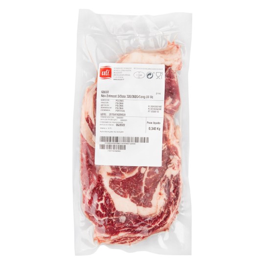 Novilho Entrecte s/ Osso 320/350 g Congelado Uli Vcuo