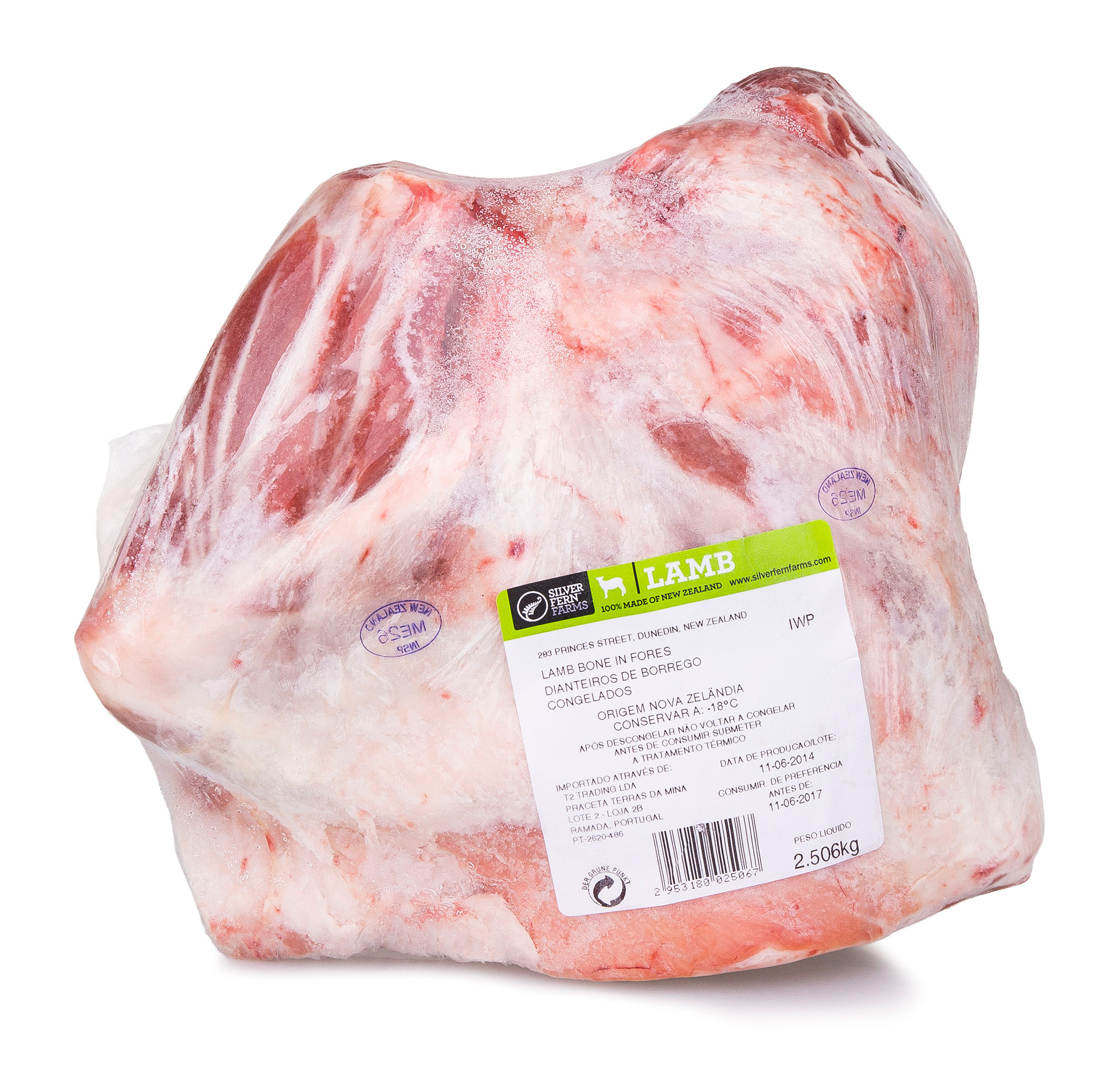 Borrego Dianteiro Congelado Nova Zel�ndia