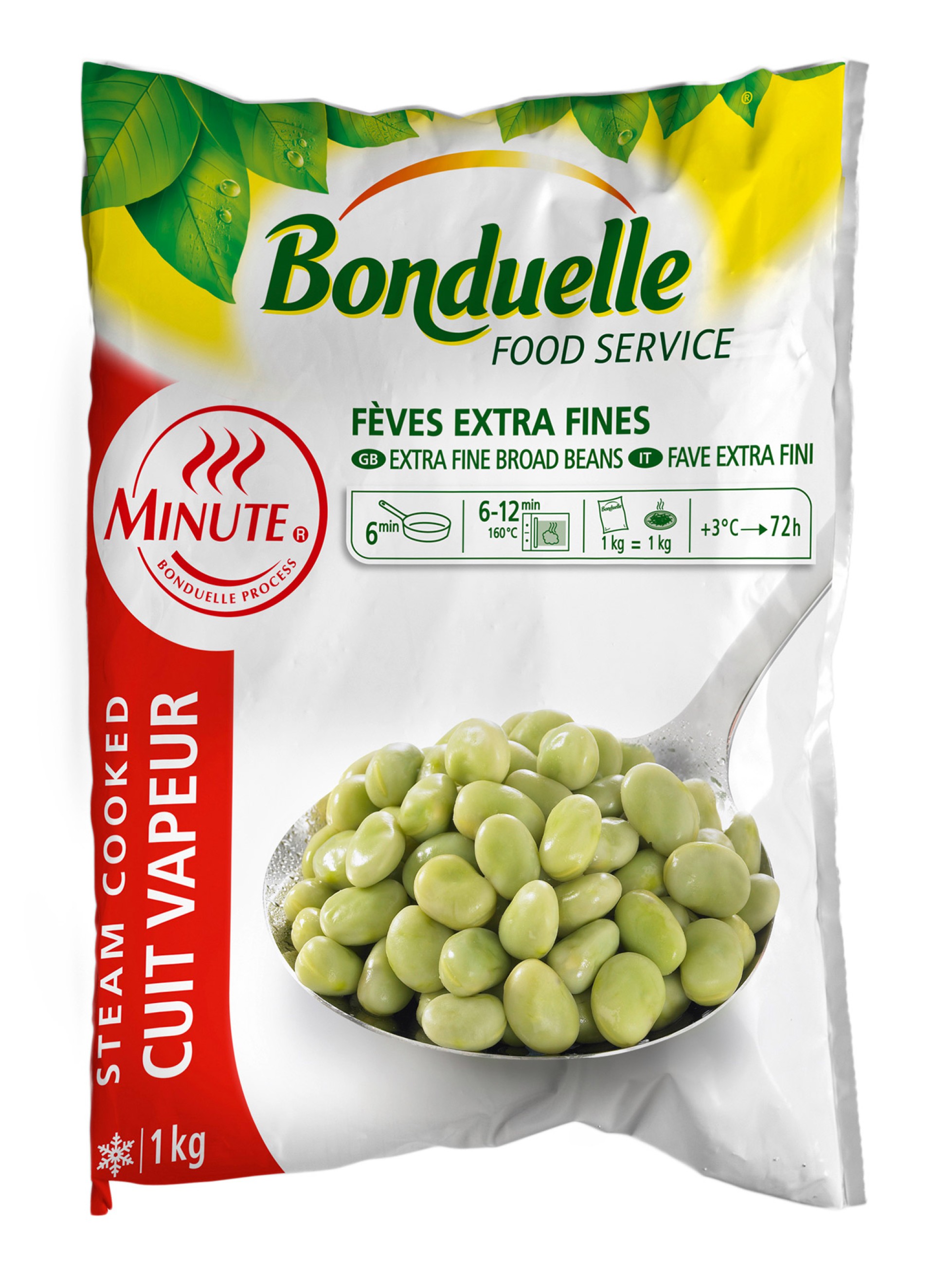 Favas Finas Minute Congeladas Bonduelle 6x1 kg
