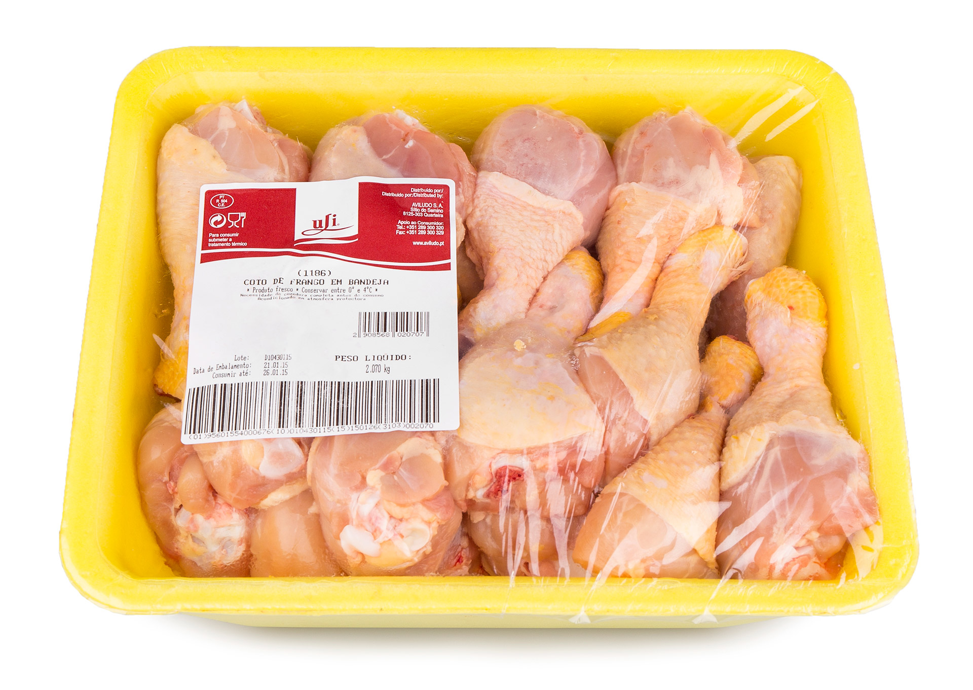 Frango Cotos Frescos Uli Bandeja +/- 2,5 kg