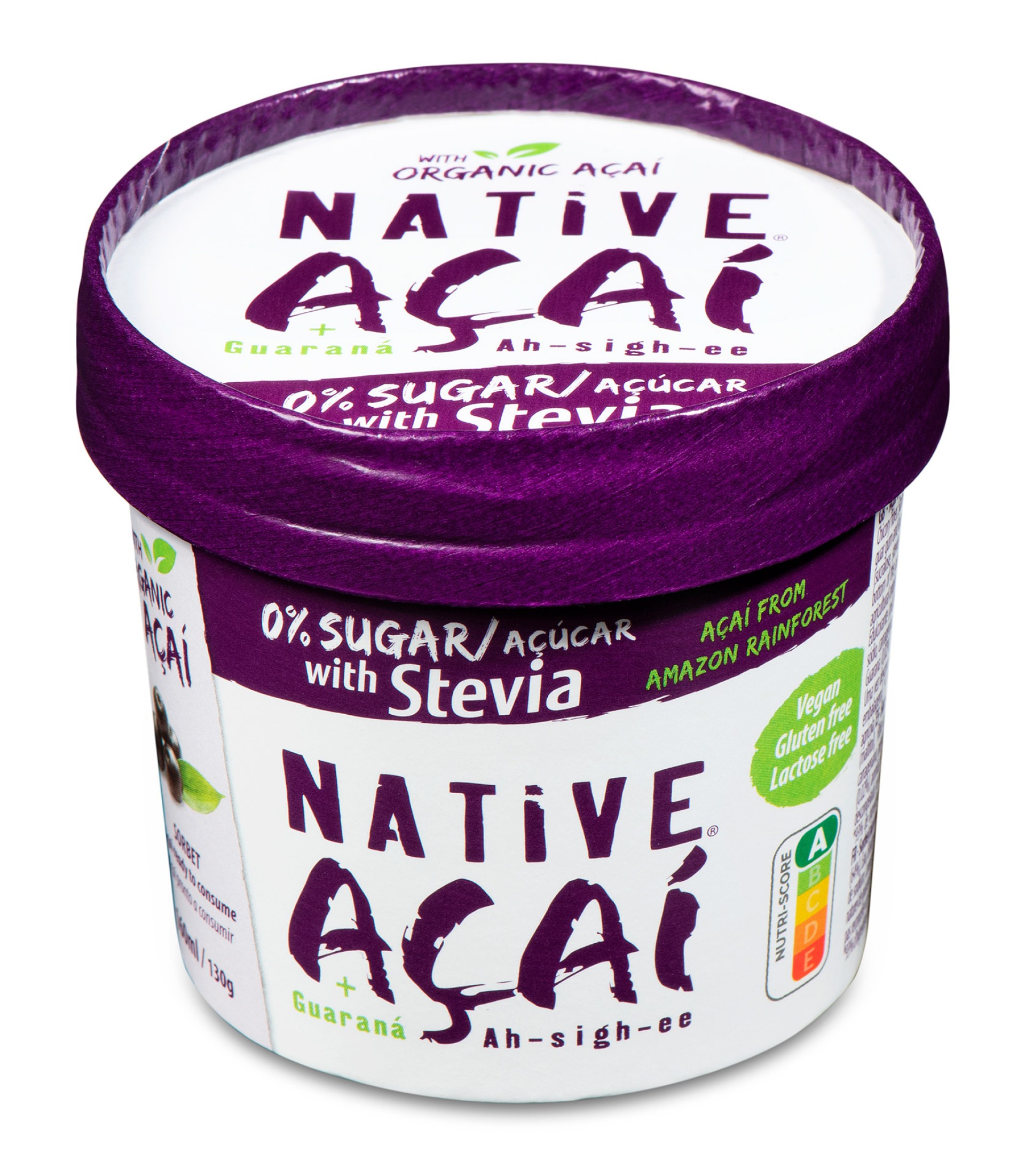 Sorbet A�a� Zero A��car Congelado 20x160 ml