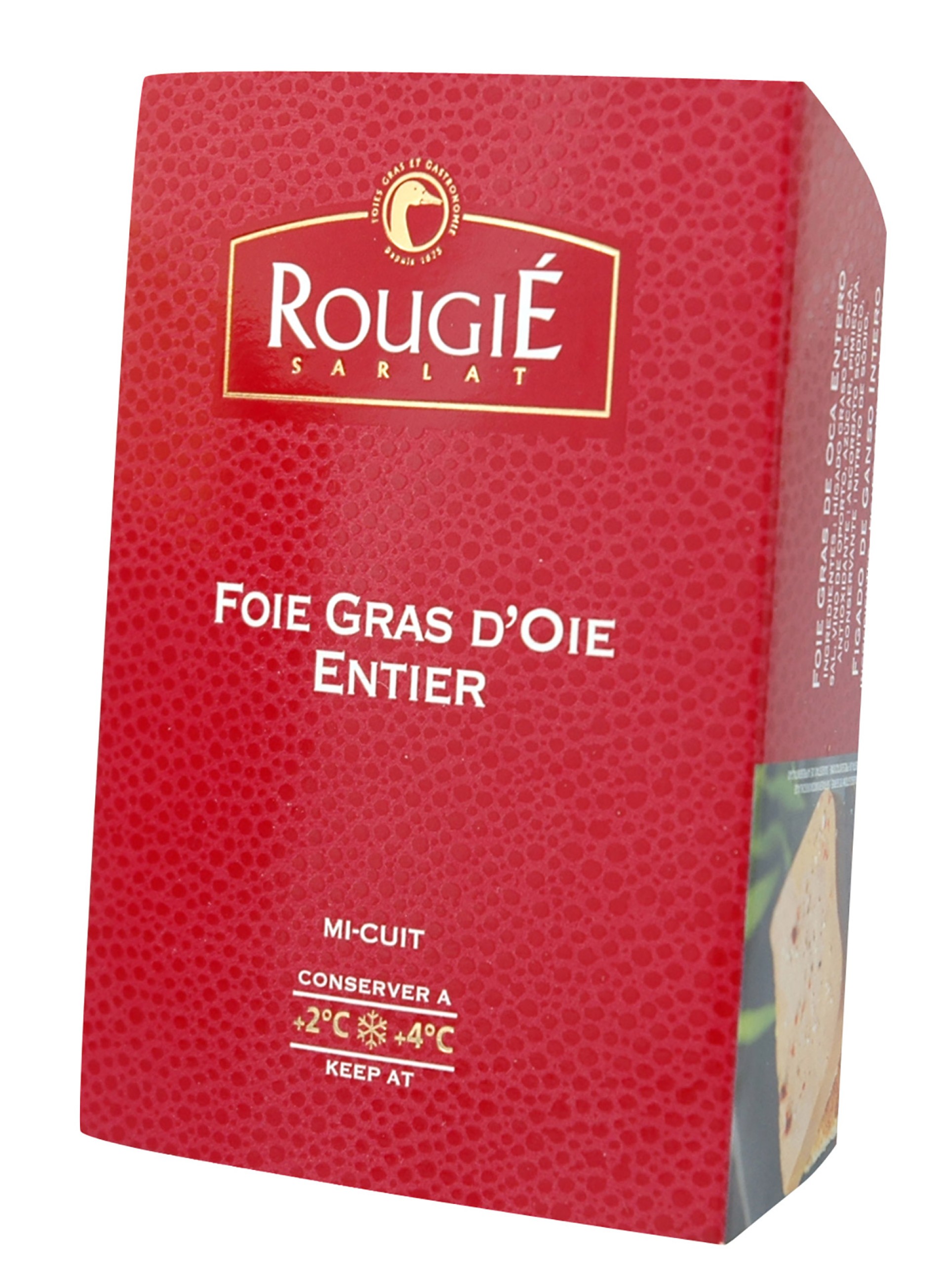 Foie Gras Ganso Inteiro Rougi� 12x180 g