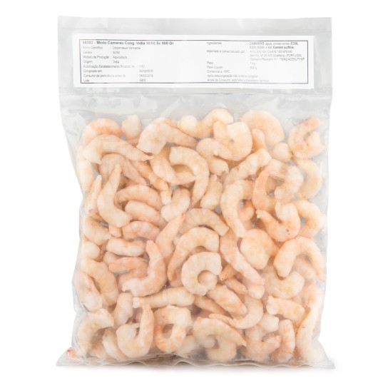 Miolo Camaro 30/50 Congelado ndia Saco 800 g
