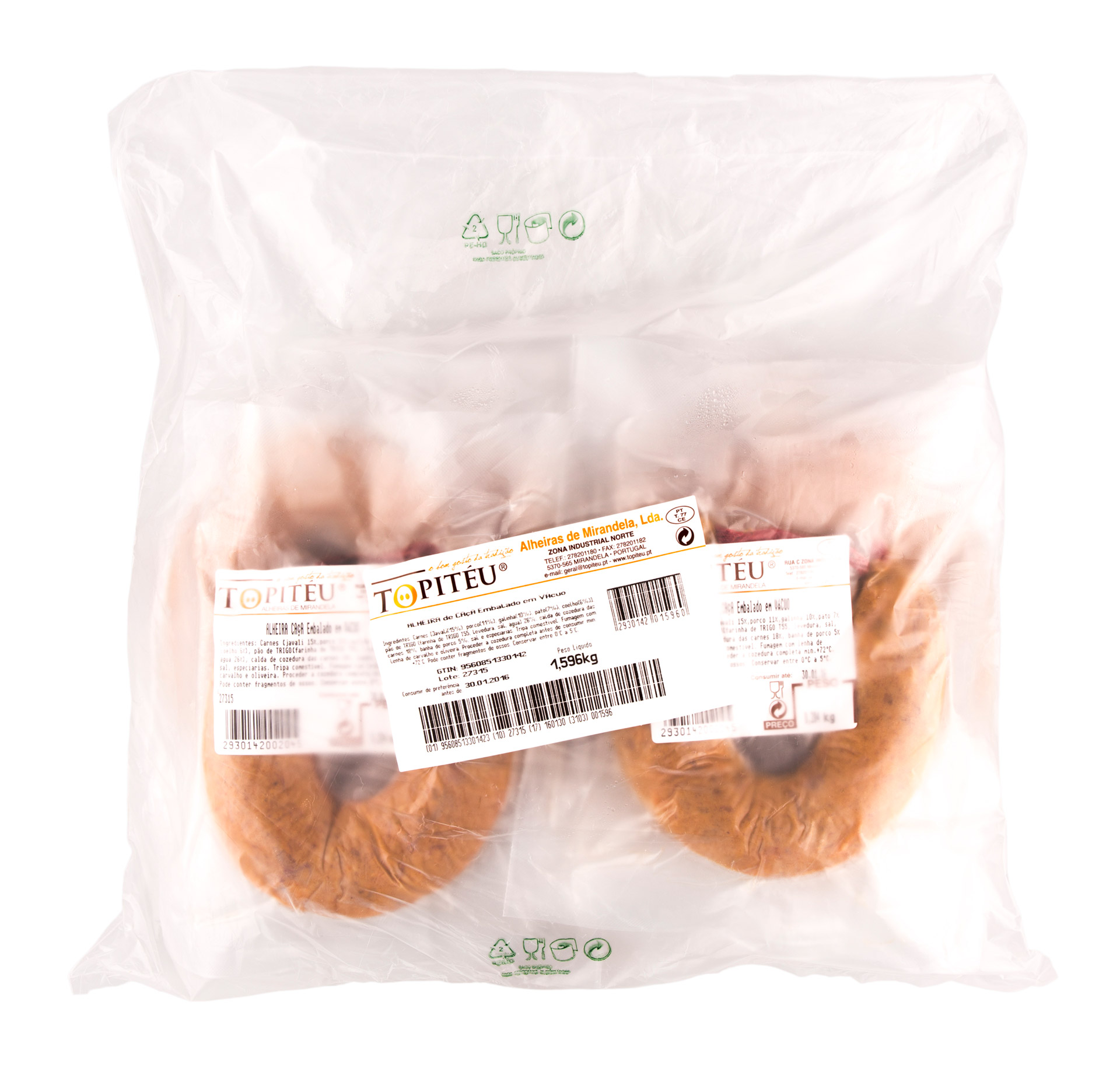 Alheira Ca�a Topit�u V�cuo