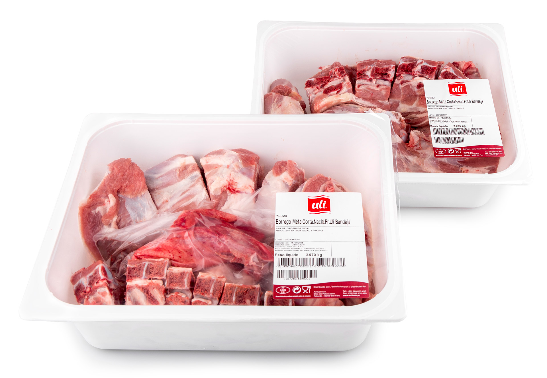 Borrego Metades Cortado Fresco Nacional Uli Bandeja