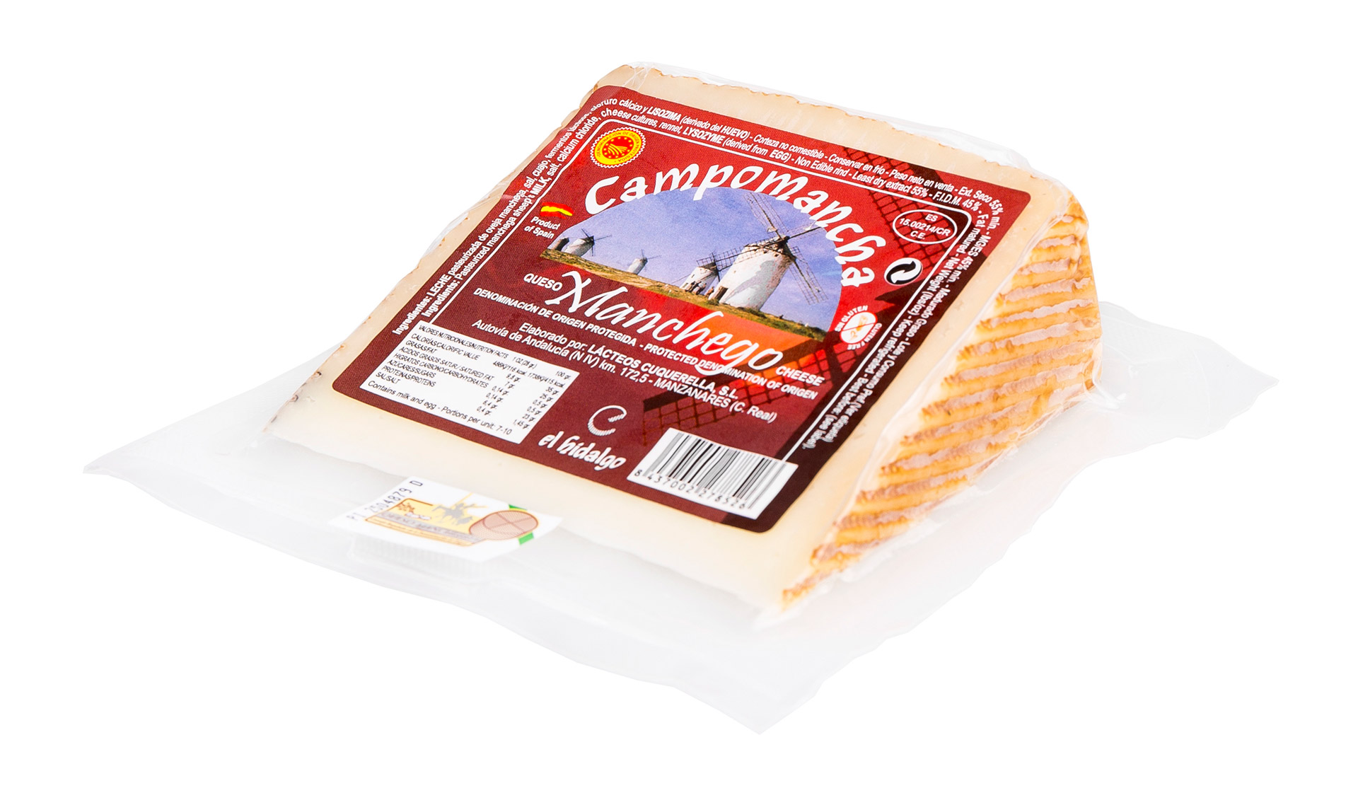 Queijo Manchego Cunhas DOP 3 Meses Cura Queijo Manchego Cunhas DOP 3 Meses Cura