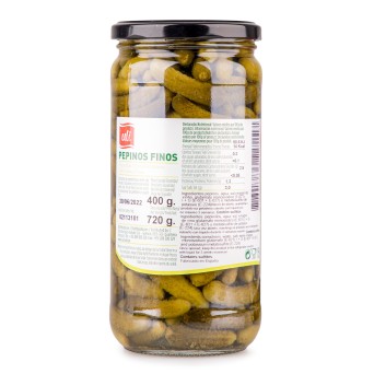 Pepinos Finos Uli Frasco 720 g