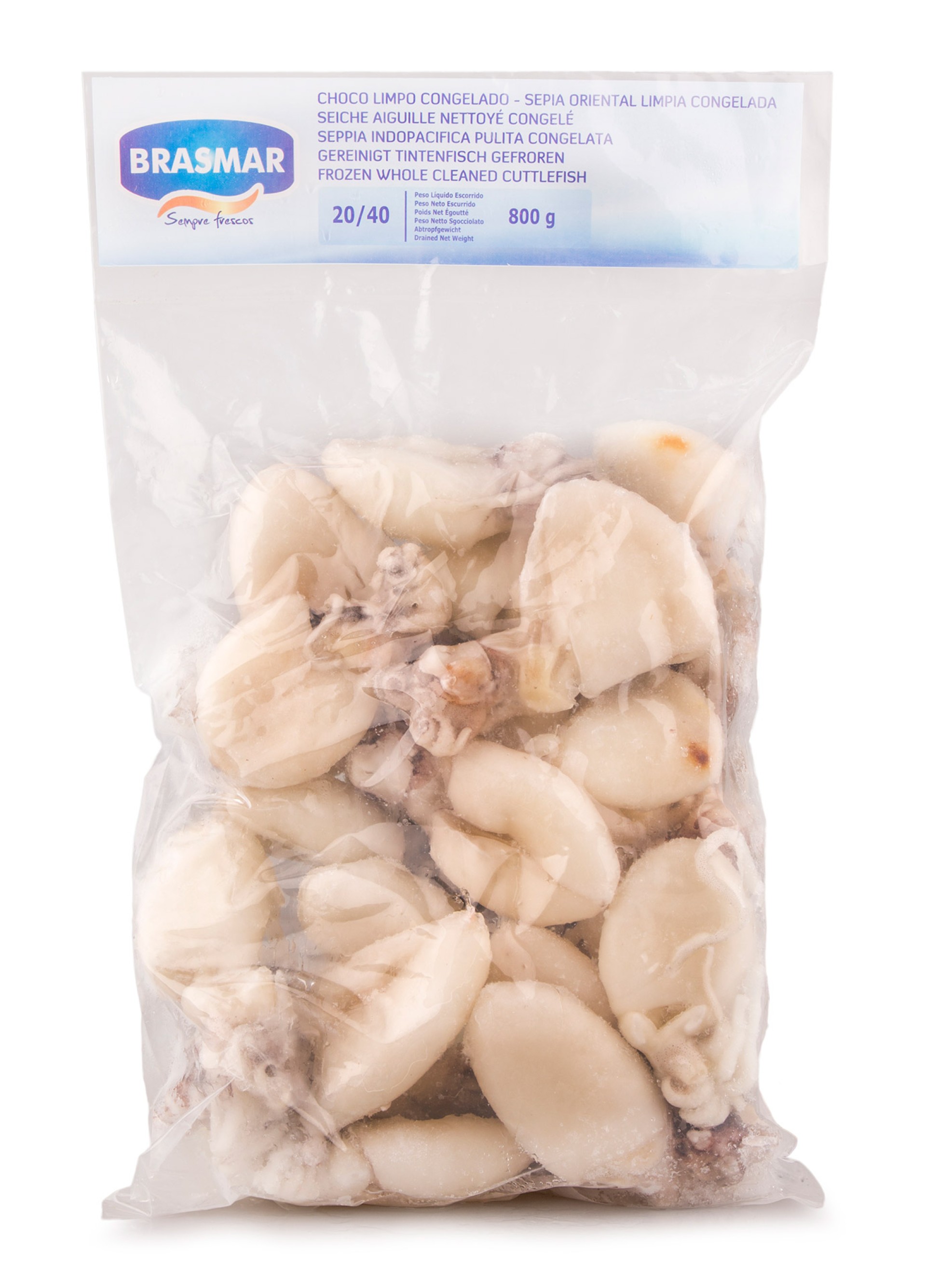 Choco Limpo  20/40 Congelado �ndia 10x800 g