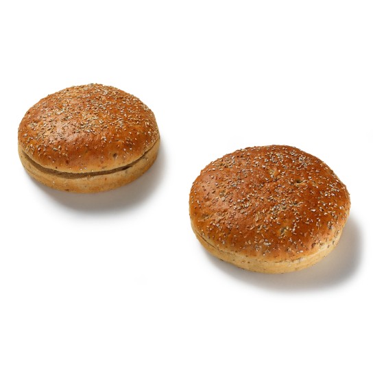 Pão Hambúrguer Farinha Integral Congelado Baker & Baker 24x100 g Pão Hambúrguer Farinha Integral Congelado Baker & Baker 24x100 g