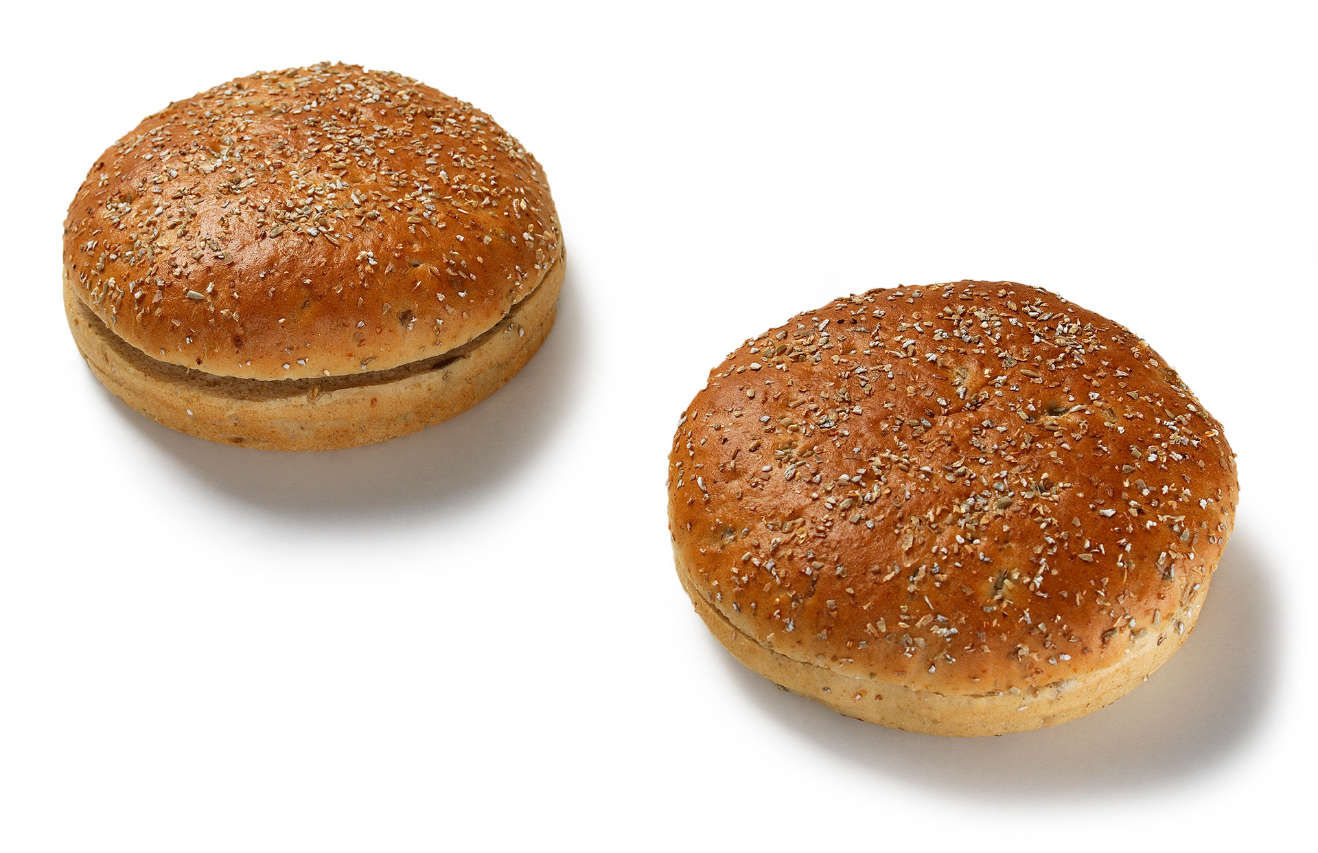Pão Hambúrguer Farinha Integral Congelado Baker & Baker 24x100 g Pão Hambúrguer Farinha Integral Congelado Baker & Baker 24x100 g
