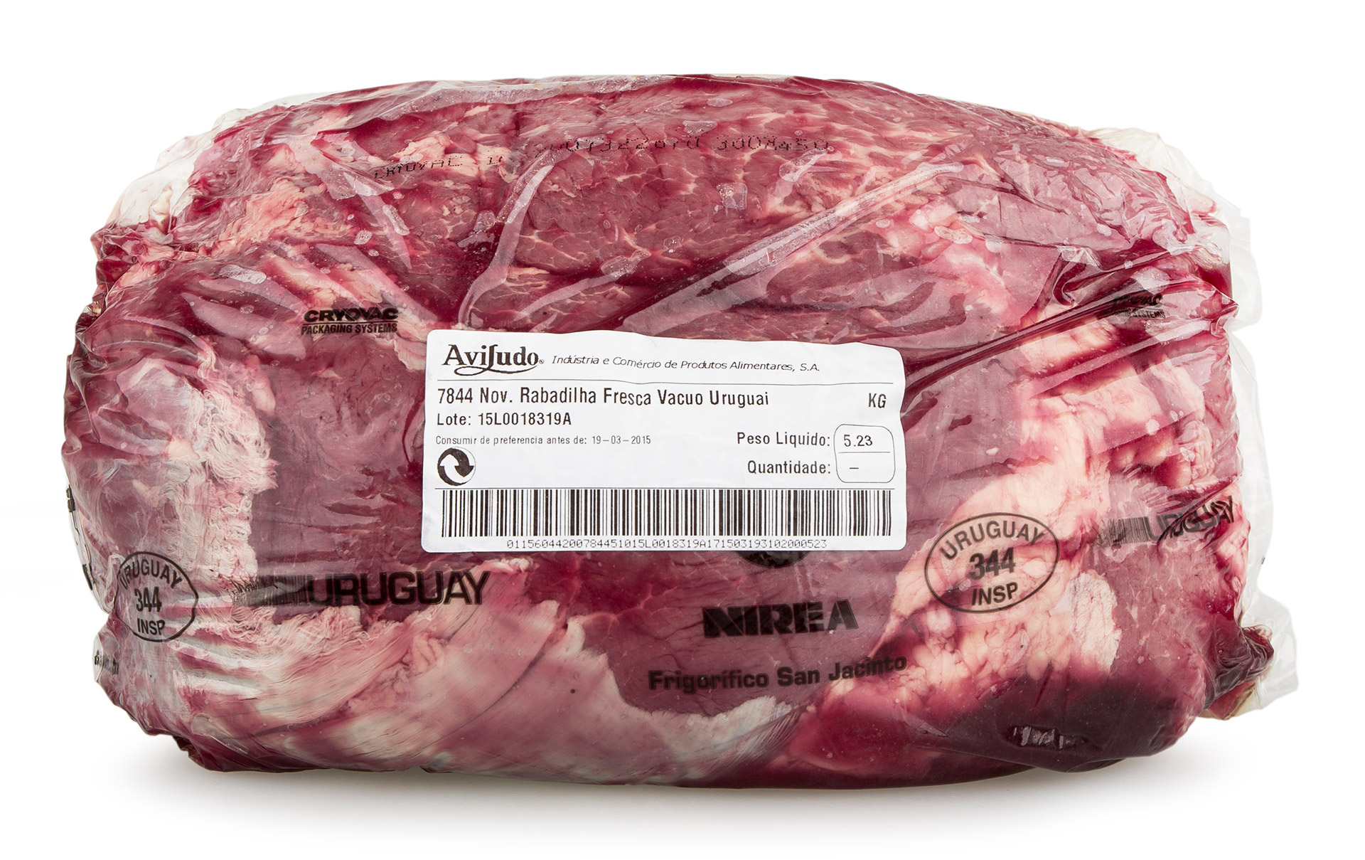 Novilho Rabadilha Fresca Uruguai Vácuo Novilho Rabadilha Fresca Uruguai Vácuo