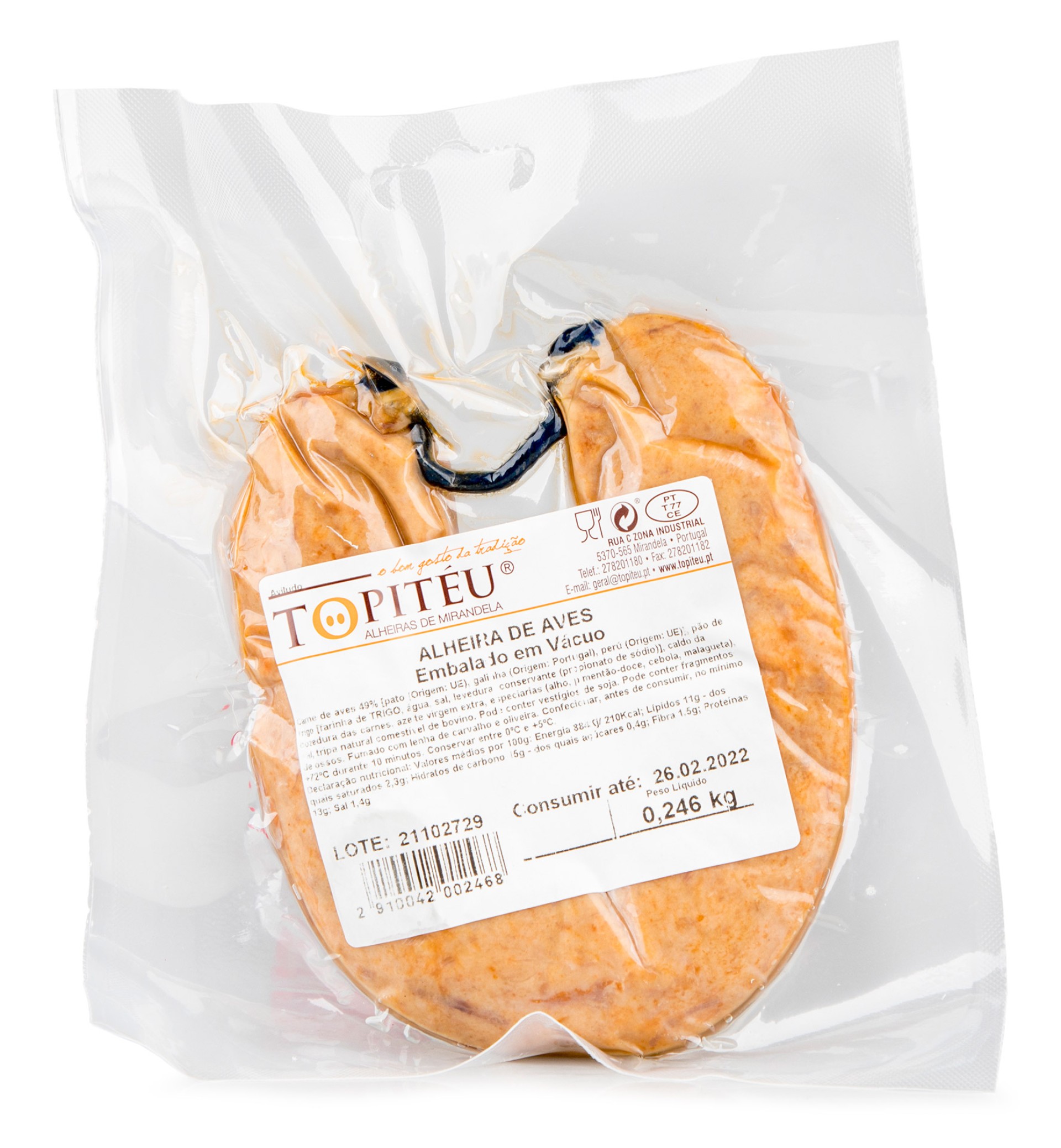 Alheira Aves Topit�u V�cuo