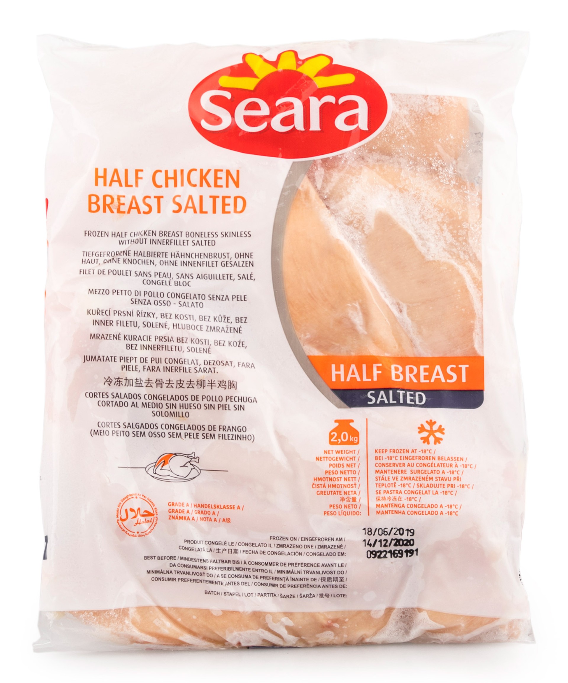 Frango Peito Congelado Brasil 6x2 kg