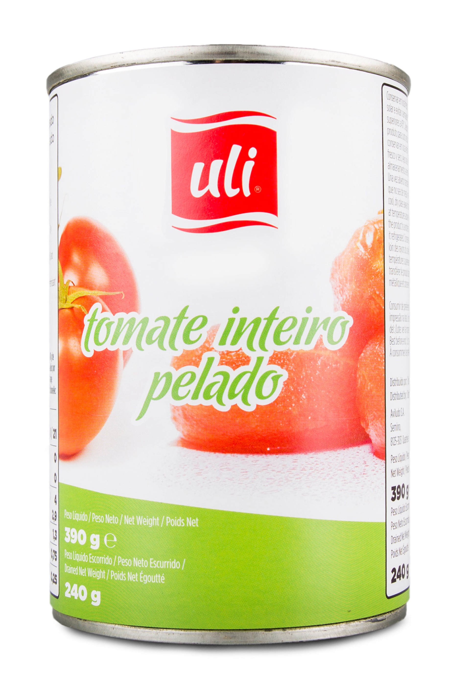 Tomate Pelado Uli 24x390 g