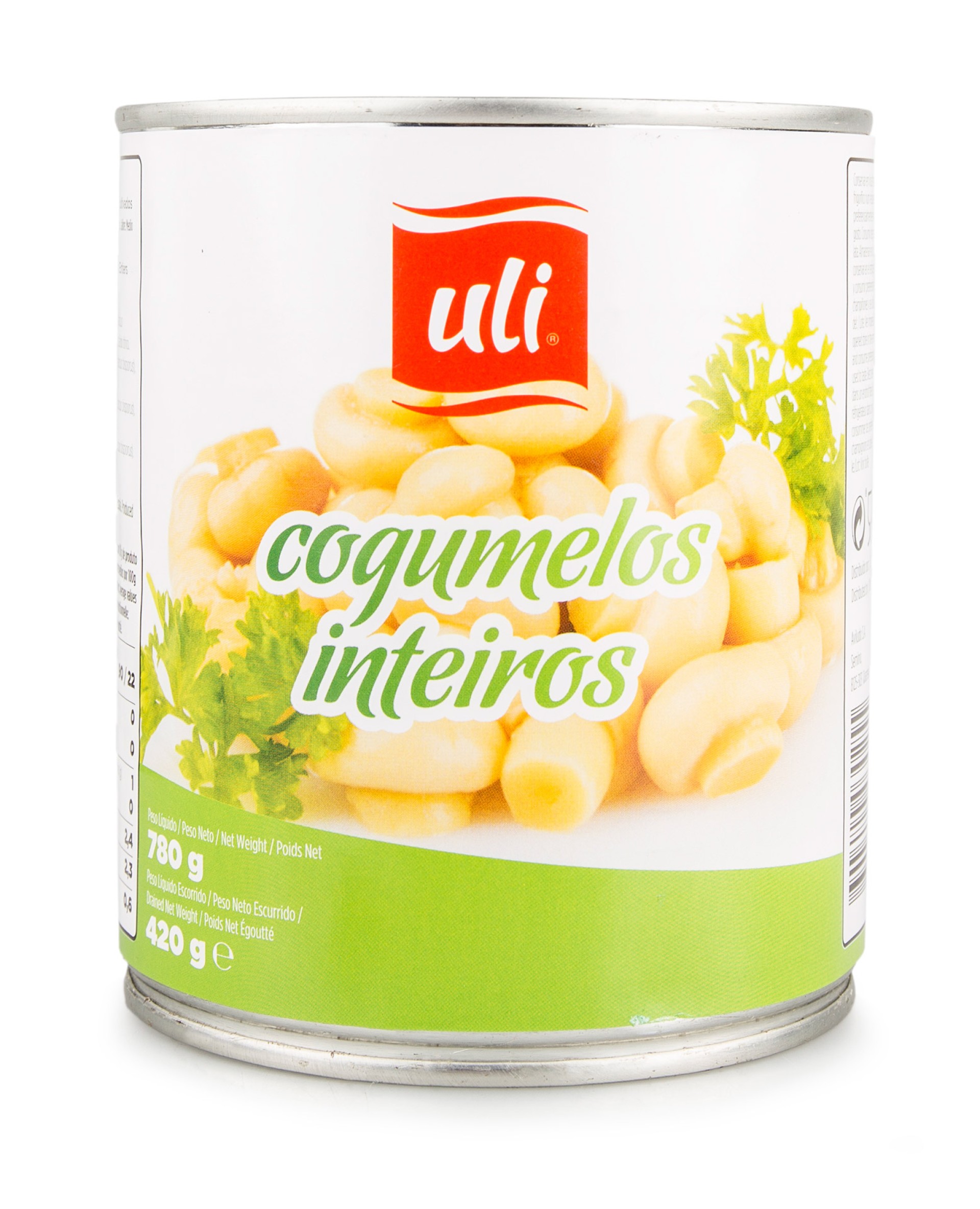 Cogumelos Inteiros Uli Lata 12x780 g