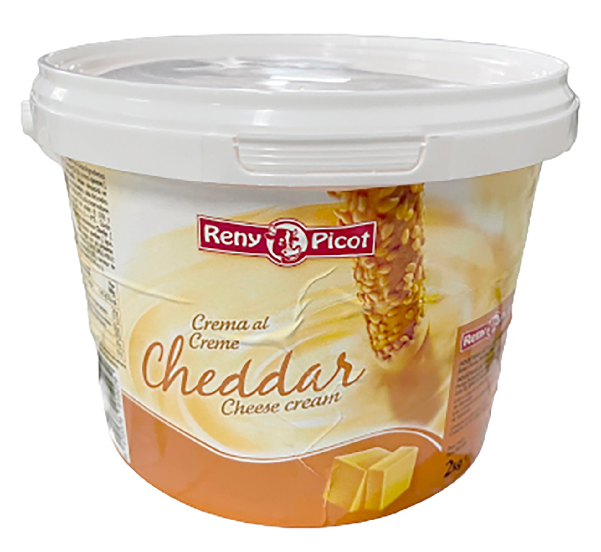 Queijo Creme Cheddar Balde 2 kg