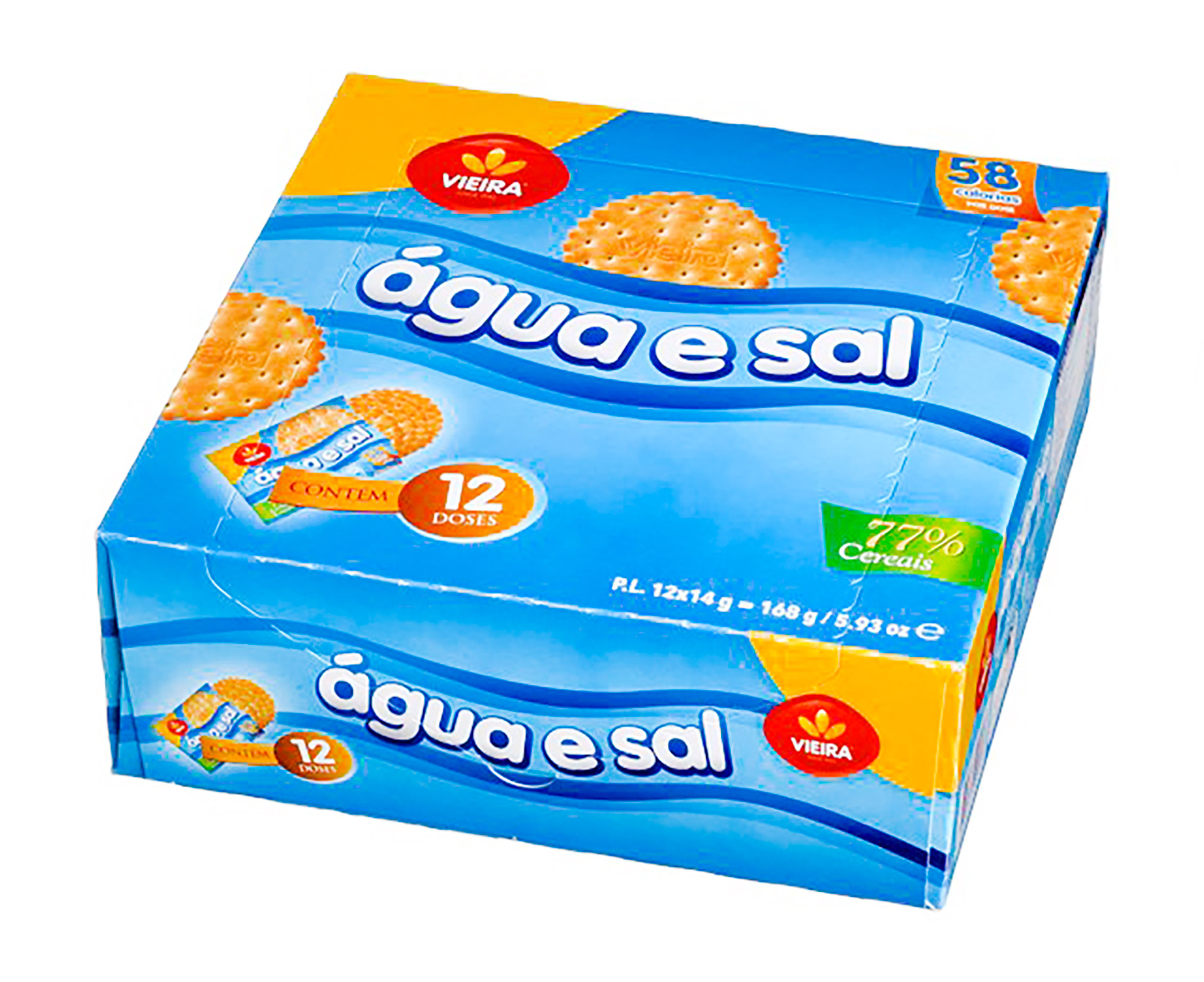 Bolacha �gua e Sal Doses 12x168 g