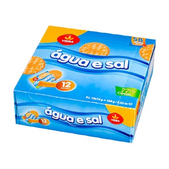 Bolacha gua e Sal Doses 12x168 g