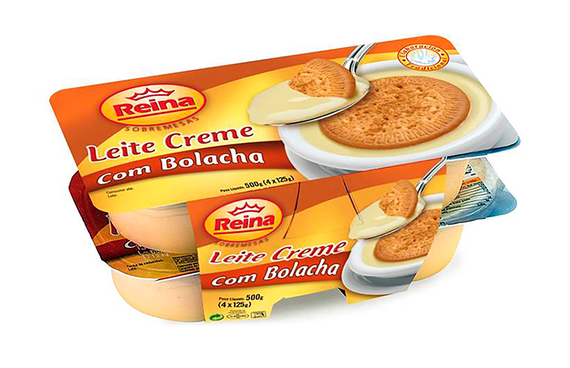 Leite Creme c/ Bolacha Reina 6x(4x125 g) Leite Creme c/ Bolacha Reina 6x(4x125 g)