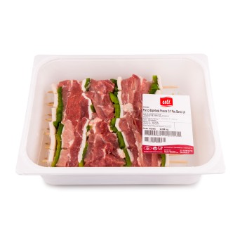 Porco Espetada c/ 1 Pau Fresca Uli Bandeja