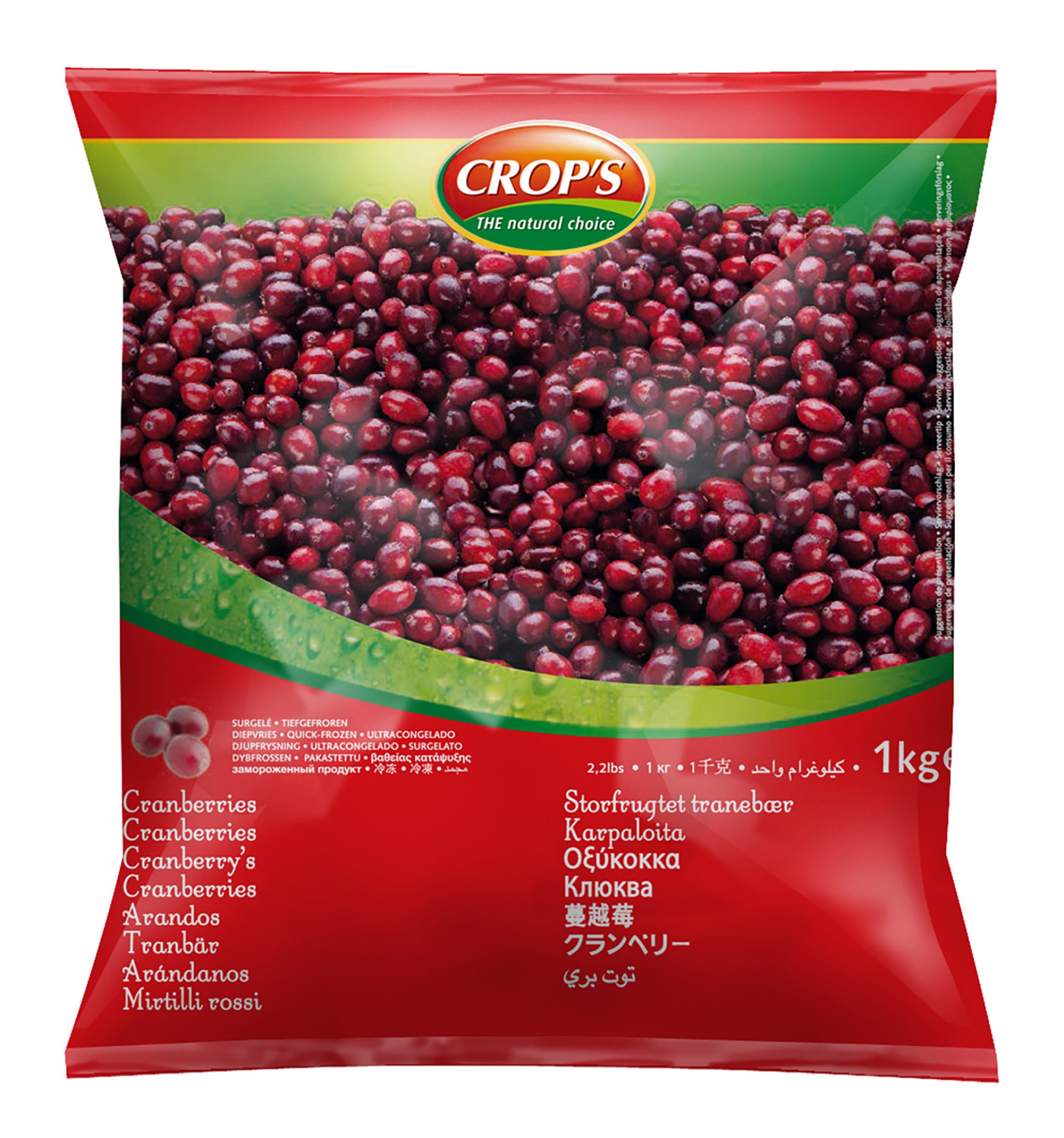 Arando Vermelho Congelado Crop´s 5x1 kg Arando Vermelho Congelado Crop´s 5x1 kg