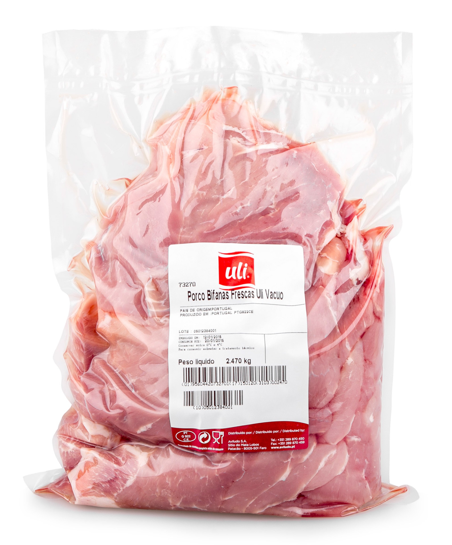 Porco Bifanas Frescas Uli V�cuo