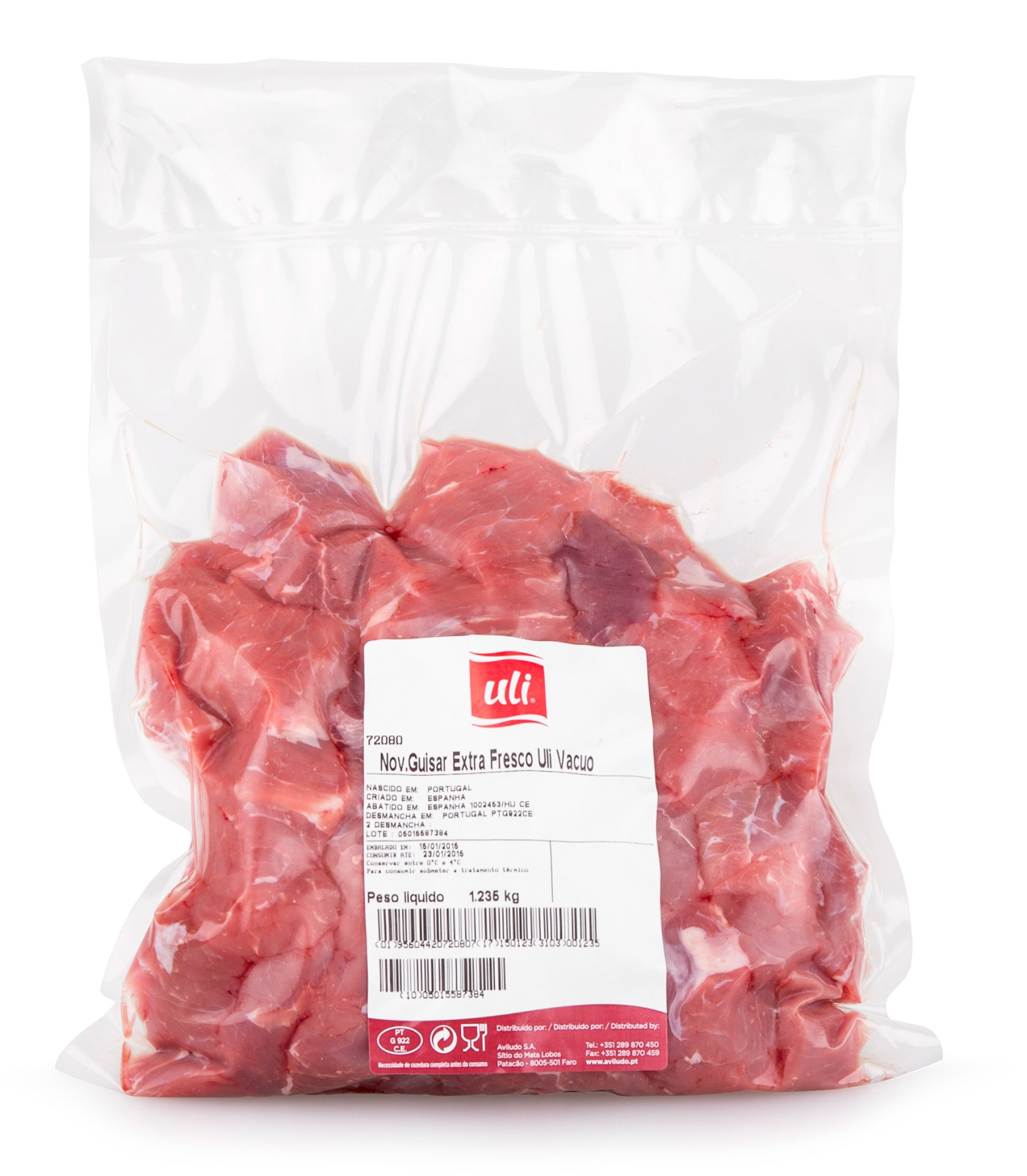Novilho Guisar Extra Fresco Uli V�cuo