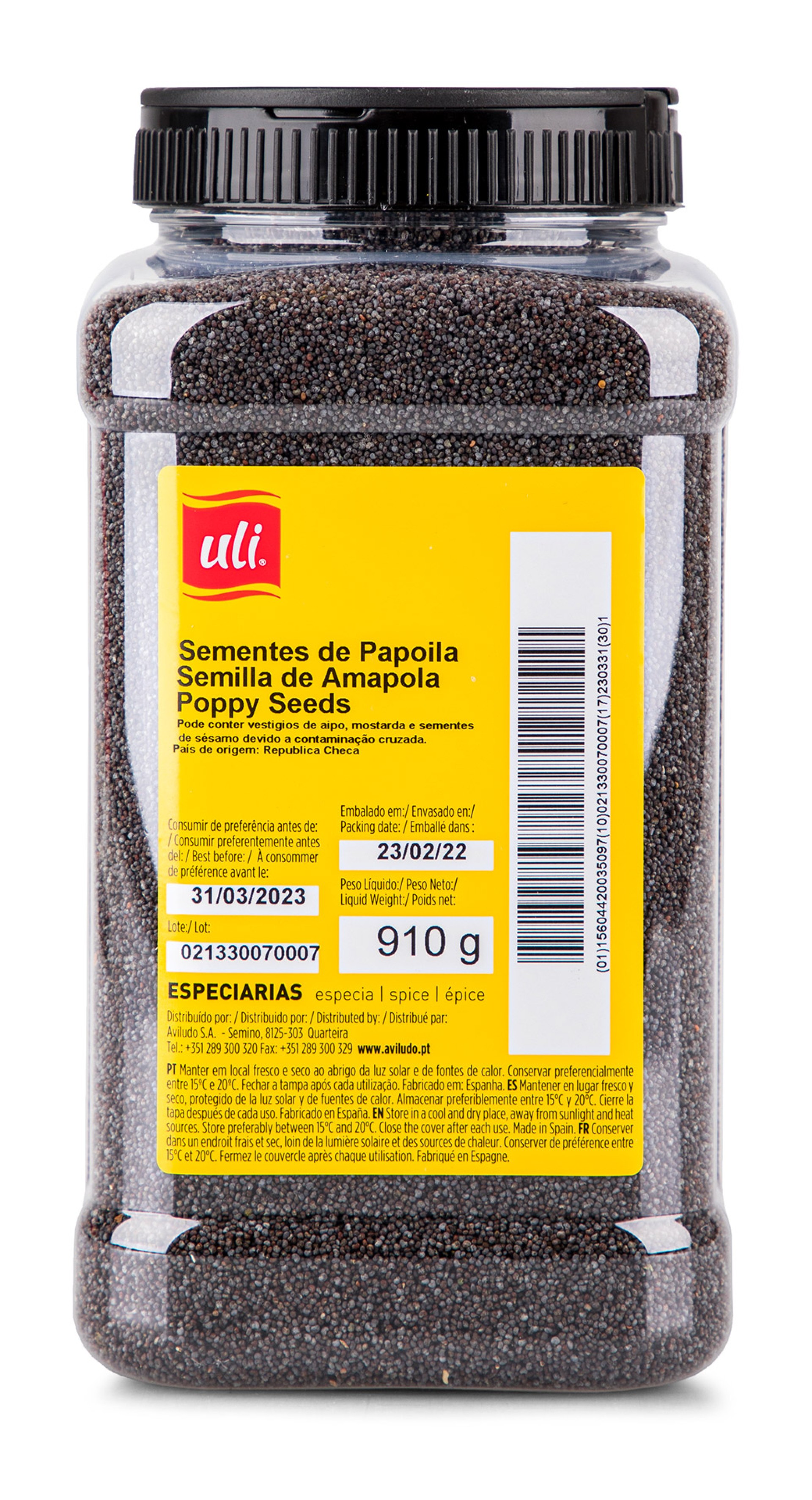 Sementes Papoila Uli Pet 910 g Sementes Papoila Uli Pet 910 g